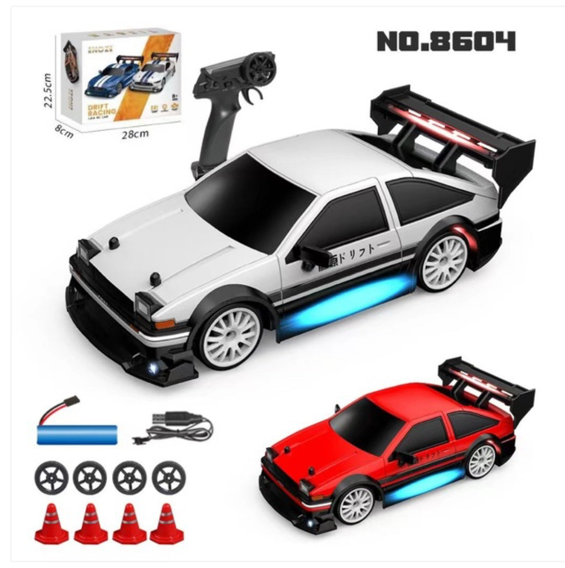Initial D ae86- white