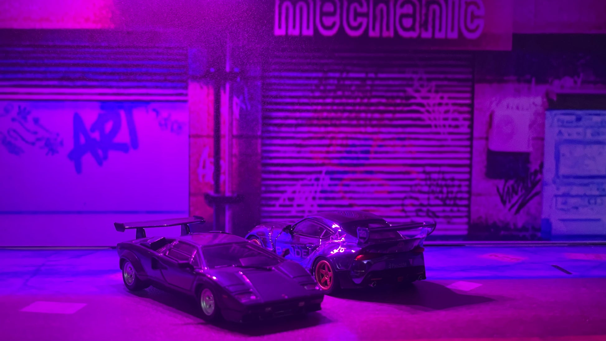 Cyberpunk diorama