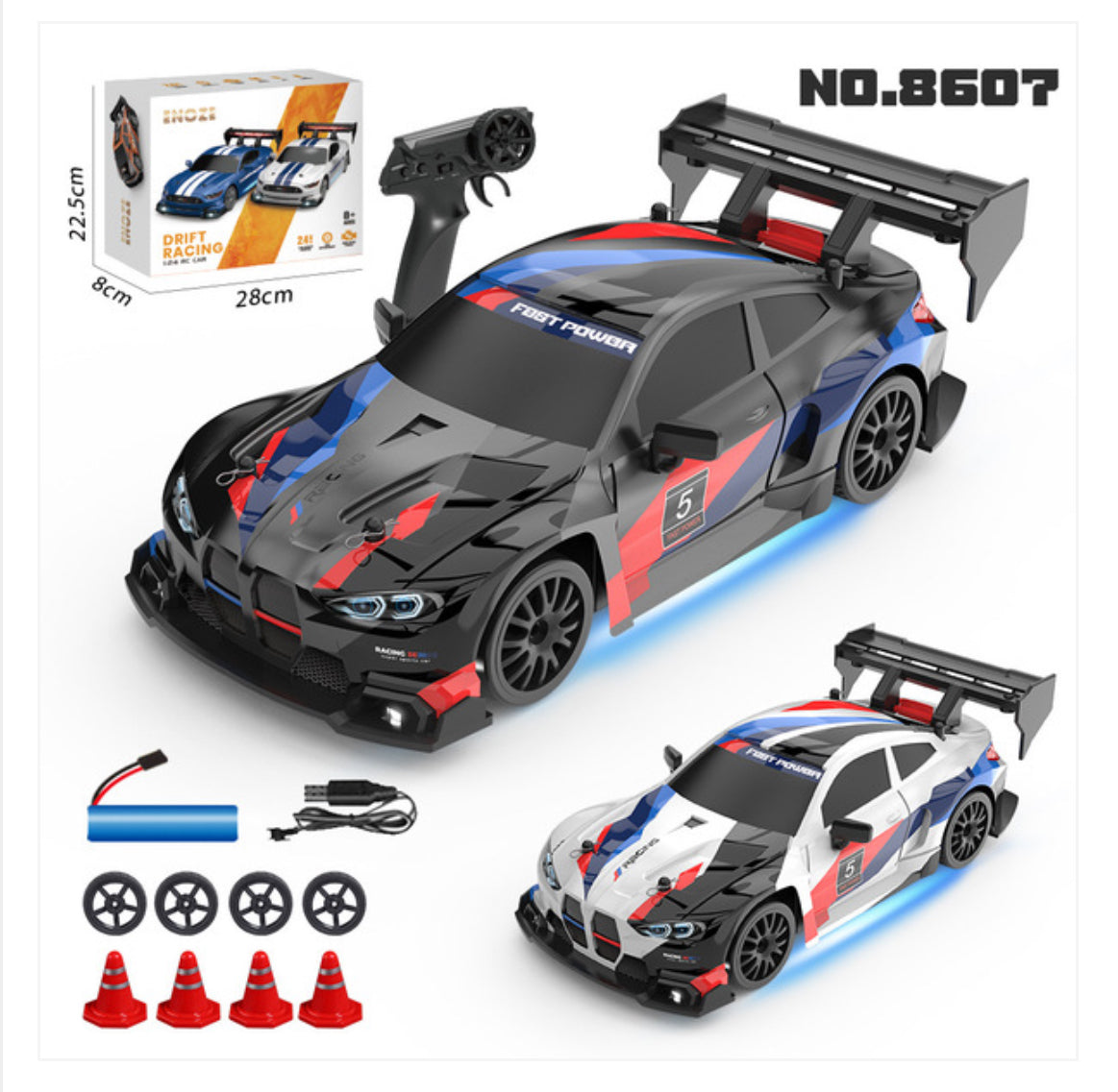 BMW rc drift car - black